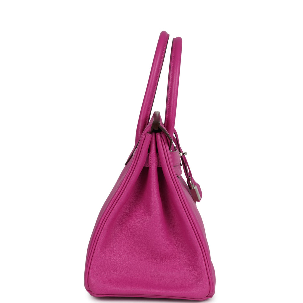 New Hermes Birkin 30 Magnolia Novillo Palladium Hardware