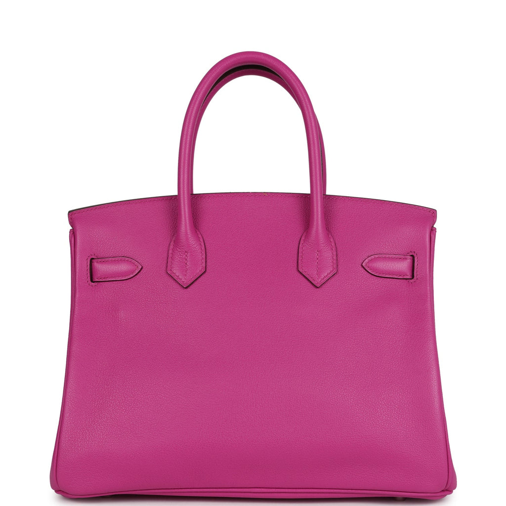 New Hermes Birkin 30 Magnolia Novillo Palladium Hardware