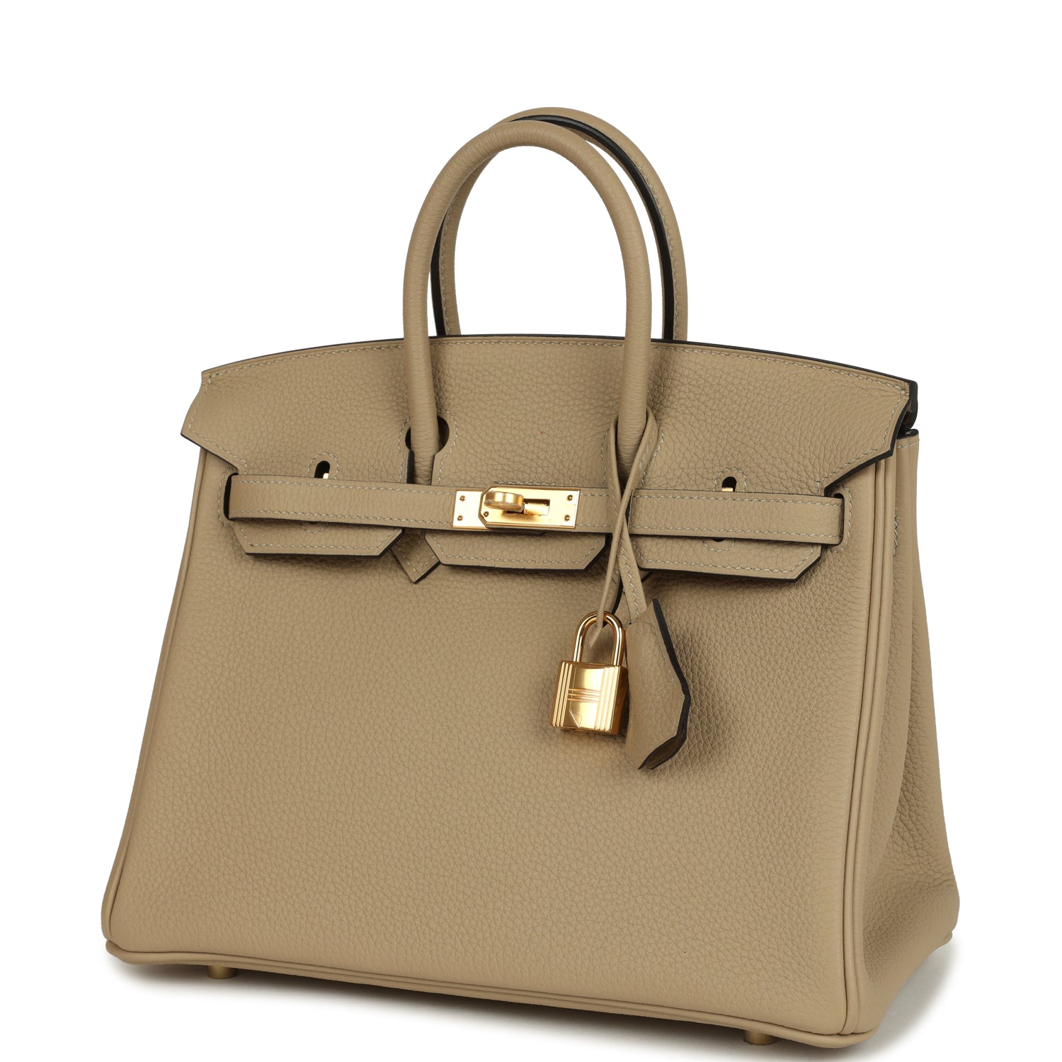 Hermes Birkin 25 Trench Togo Gold Hardware