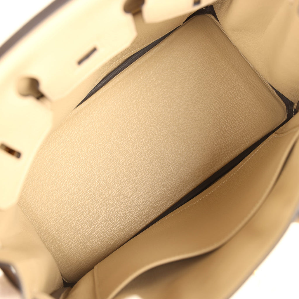 Hermes Birkin 25 Trench Togo Gold Hardware