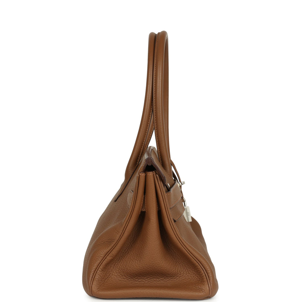New Hermes Shoulder Birkin 42 JPG Alezan Clemence Palladium Hardware