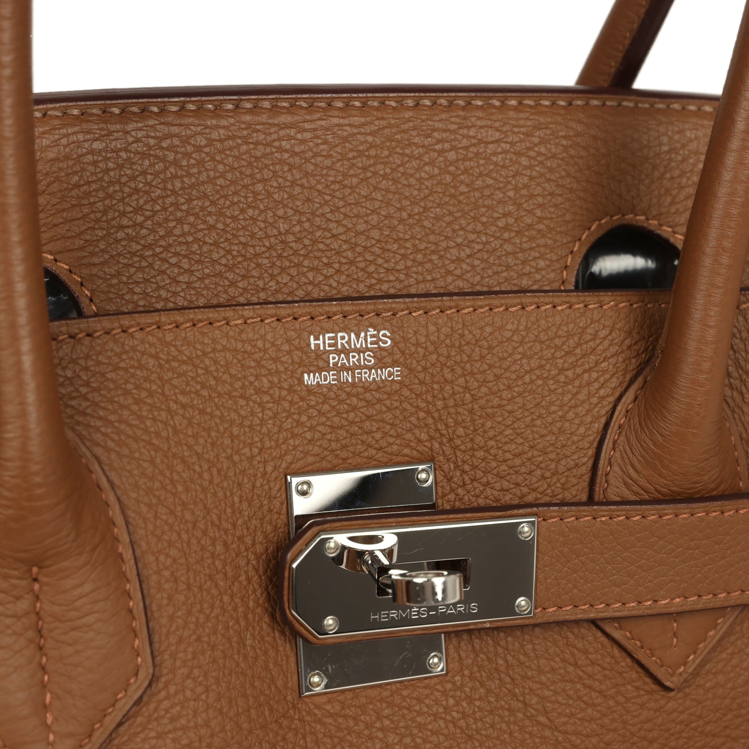 New Hermes Shoulder Birkin 42 JPG Alezan Clemence Palladium Hardware