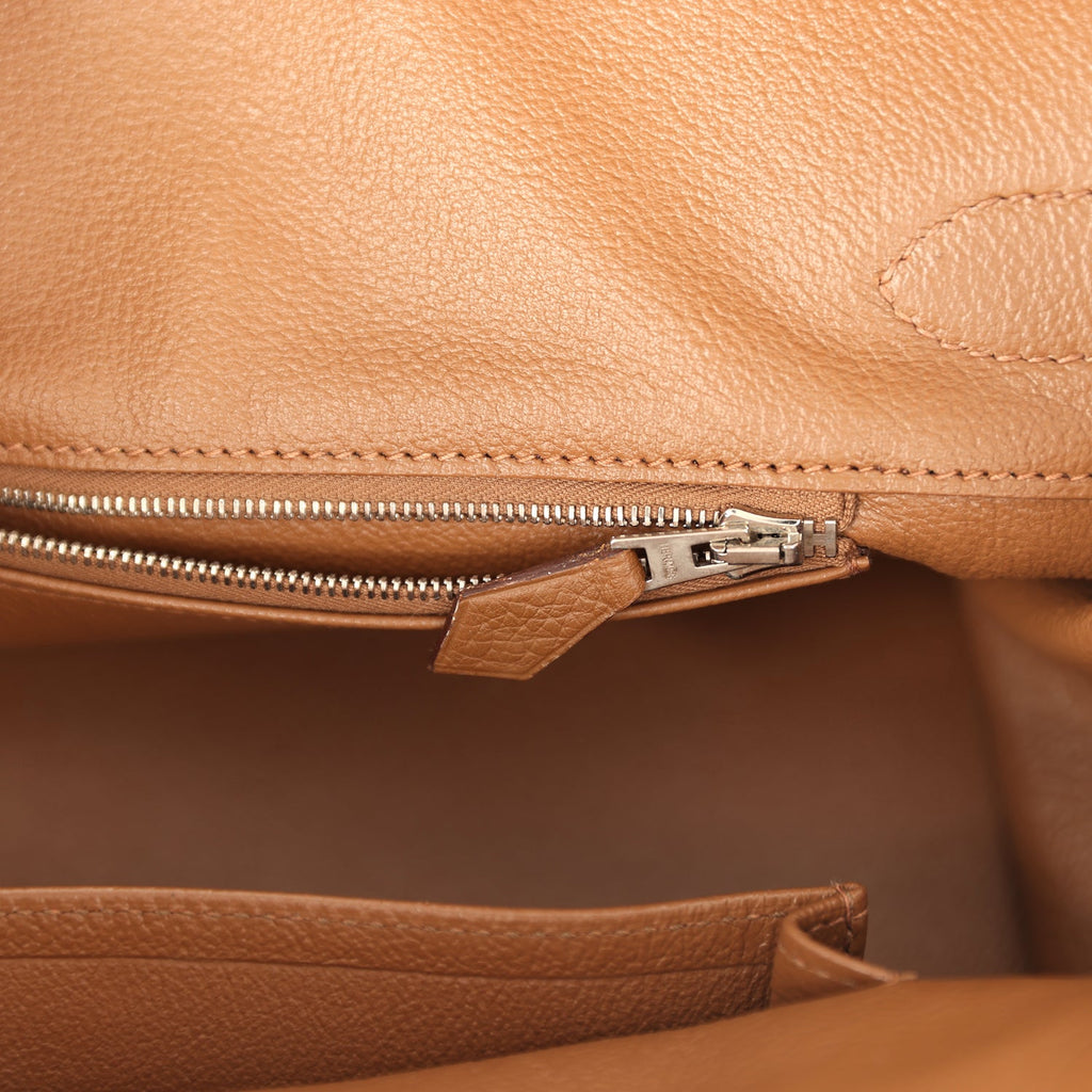New Hermes Shoulder Birkin 42 JPG Alezan Clemence Palladium Hardware
