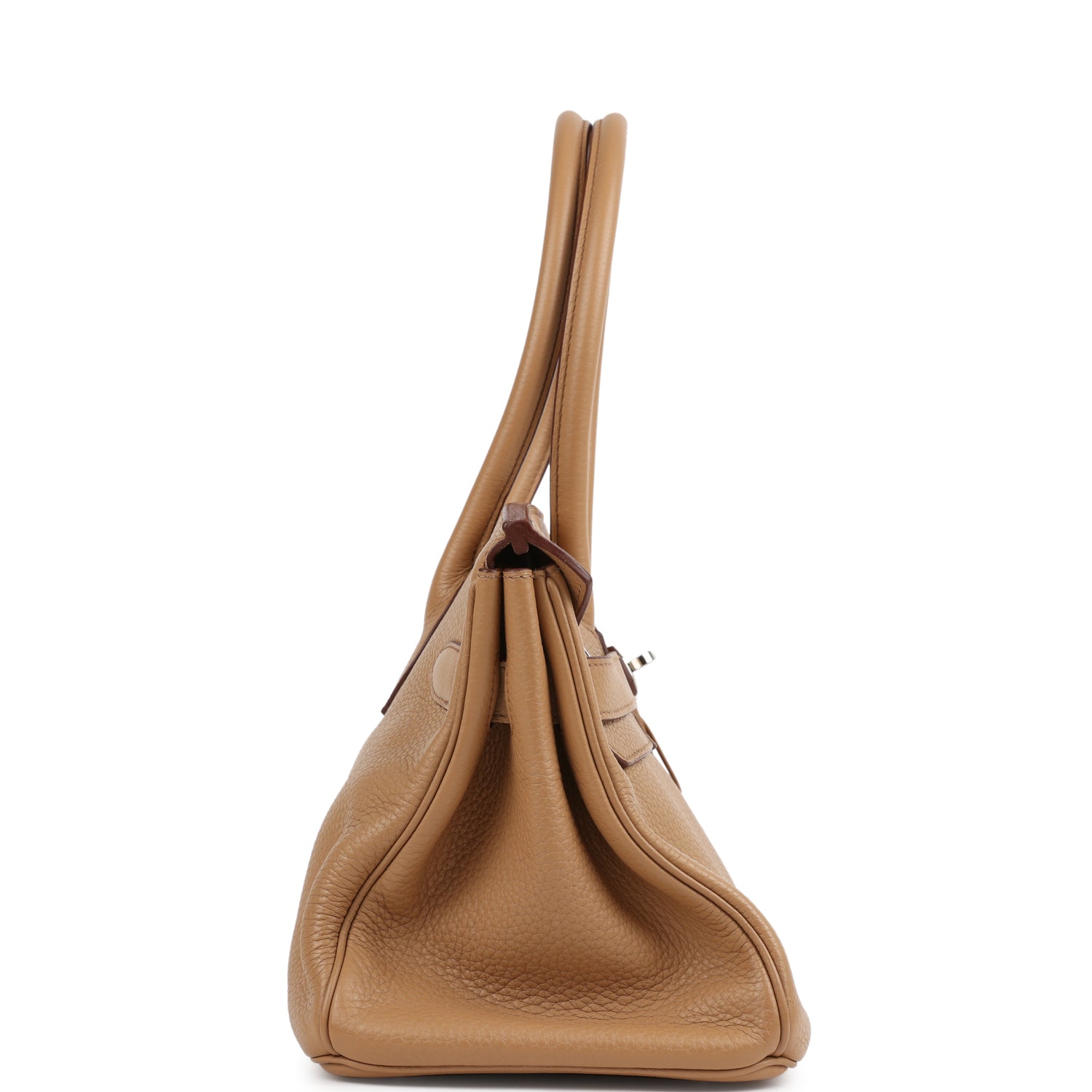 New Hermes Shoulder Birkin 42 JPG Tabac Camel Clemence Palladium Hardware