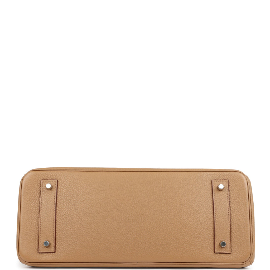 New Hermes Shoulder Birkin 42 JPG Tabac Camel Clemence Palladium Hardware