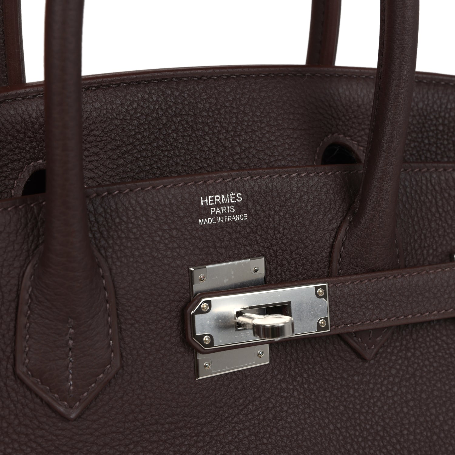 Hermes Birkin 30 Chocolate Togo Palladium Hardware