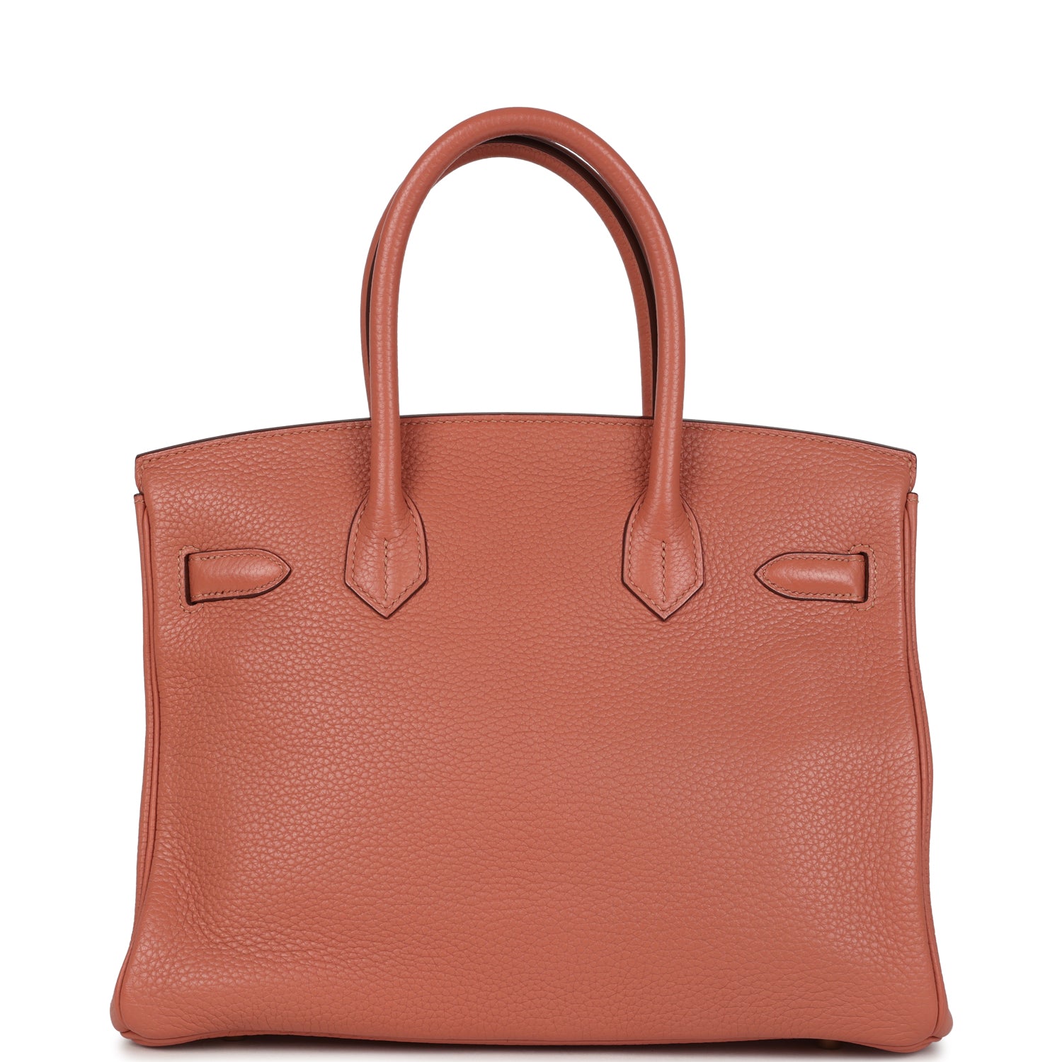 New Hermes Birkin 30 Rose Tea Clemence Gold Hardware