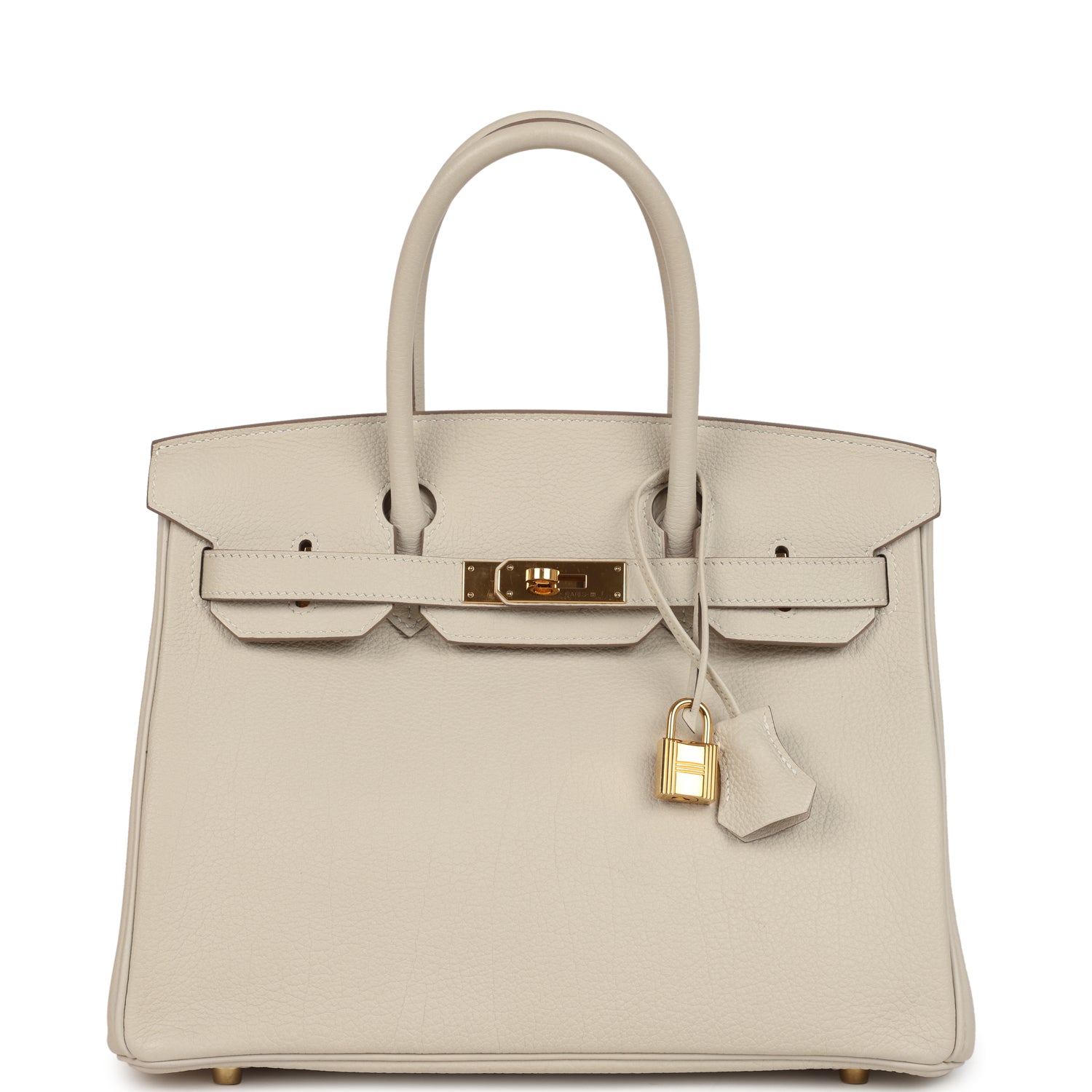 Hermes Birkin 30 Craie Togo Gold Hardware