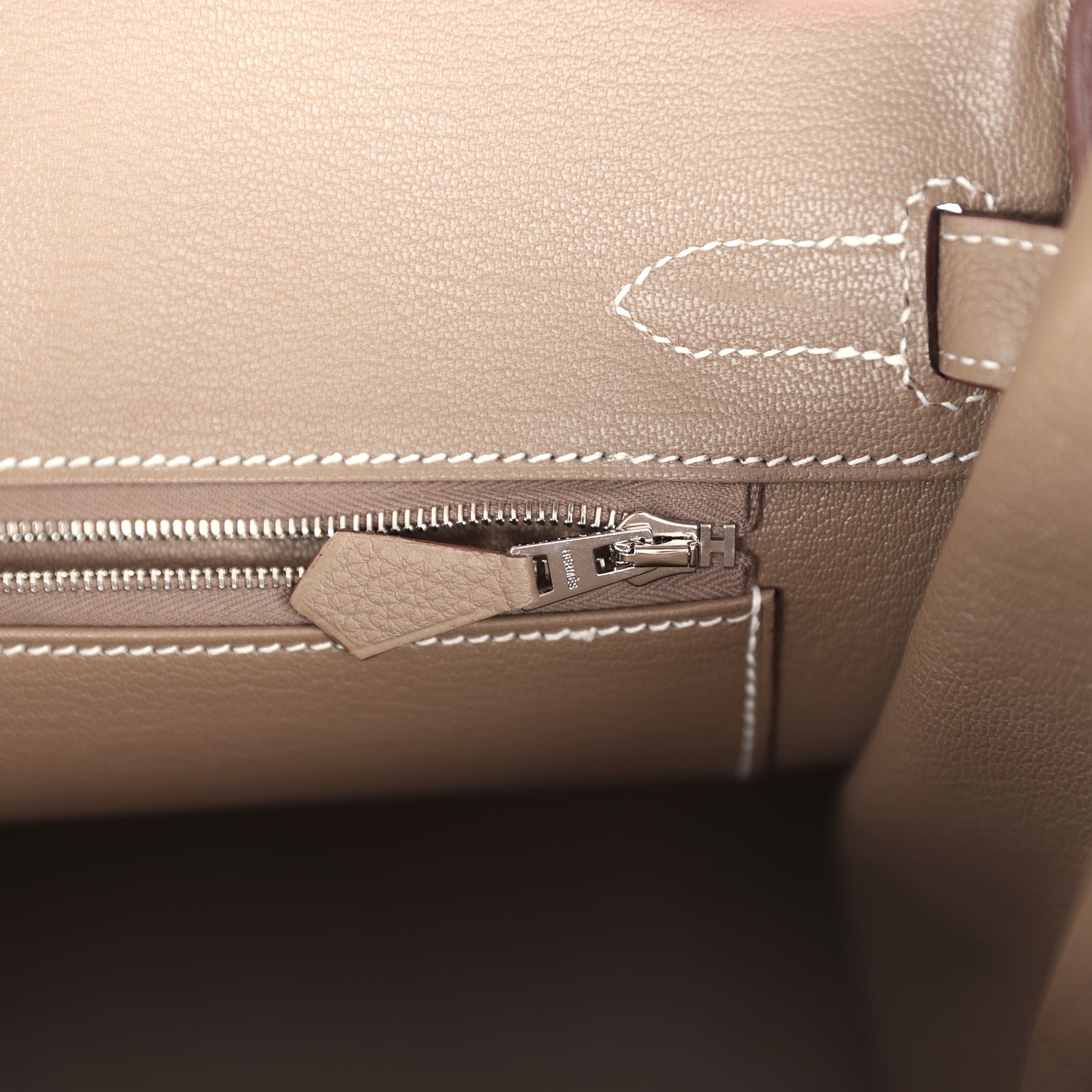 Hermes Birkin 30 Etoupe Togo Palladium Hardware