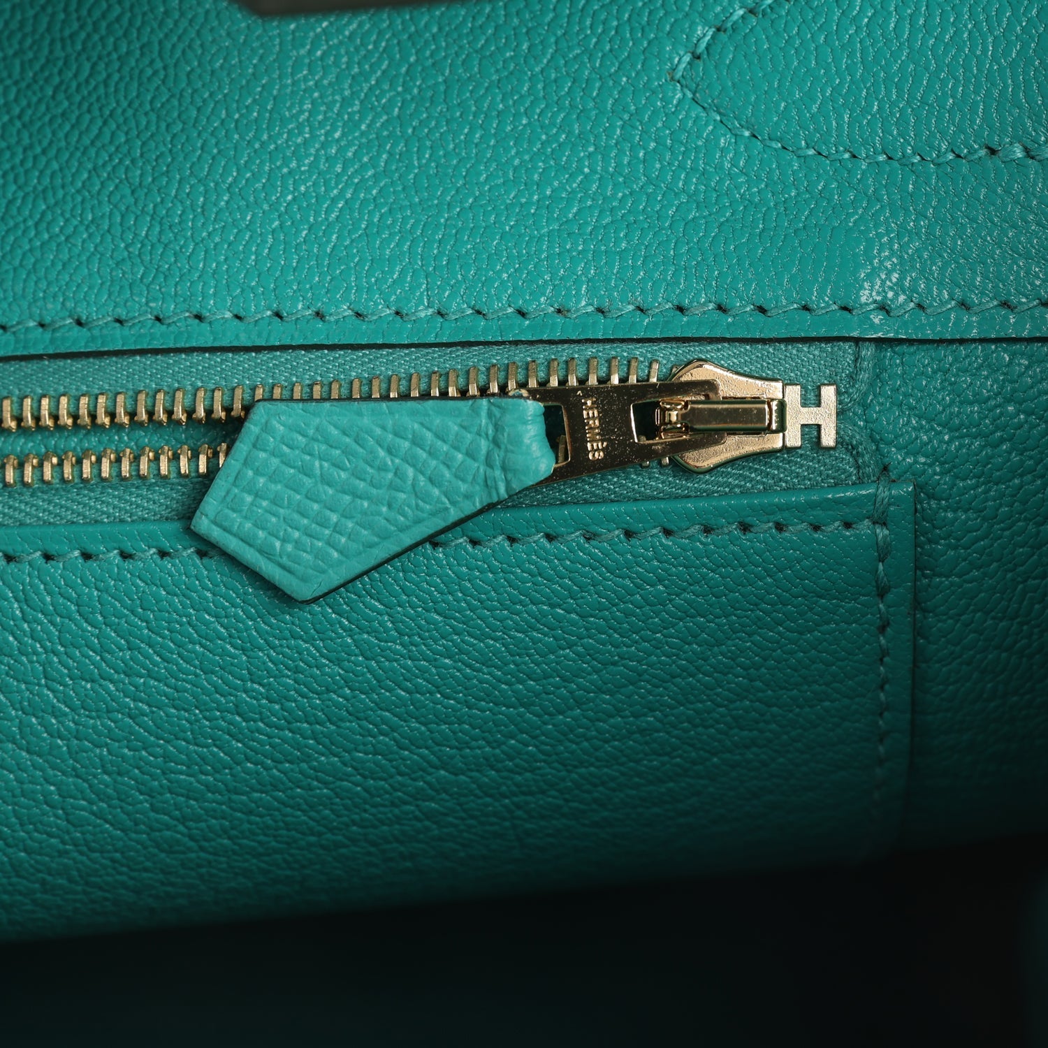 Hermes Birkin 30 Vert Verone Epsom Gold Hardware