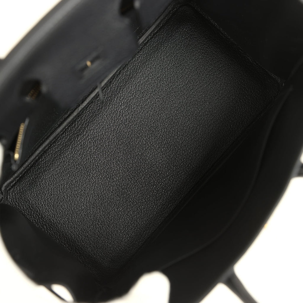 Hermes Birkin 25 Black Togo Gold Hardware
