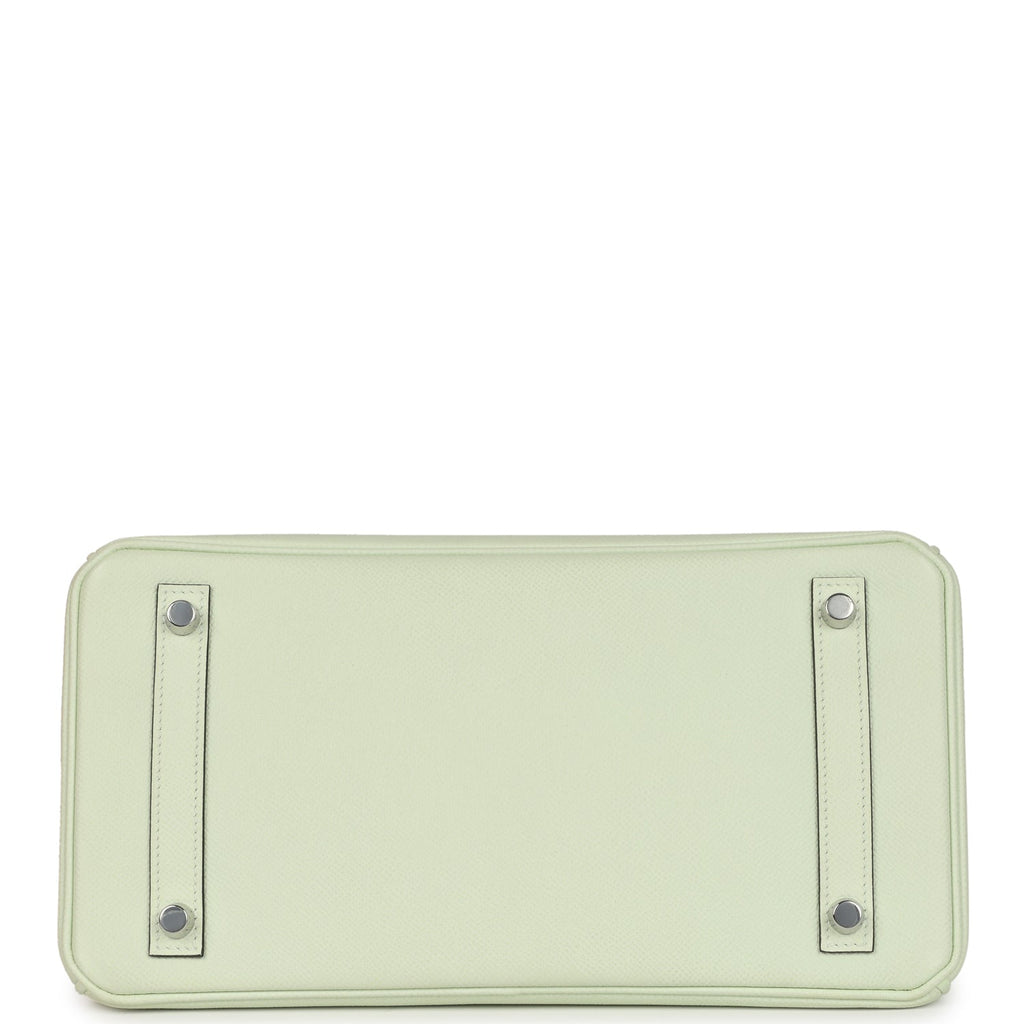 Hermes Birkin 30 Vert Fizz Epsom Palladium Hardware