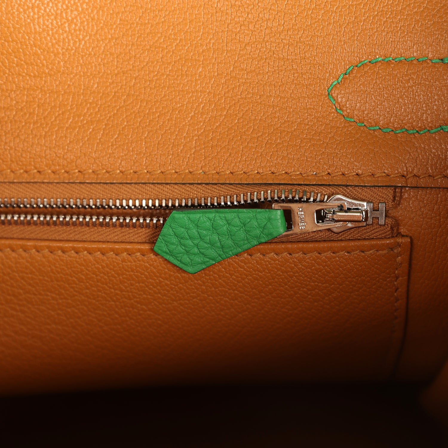 New Hermes Birkin 30 Bambou Verso Togo Palladium Hardware