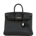 Hermes Birkin 25 Black Togo Palladium Hardware