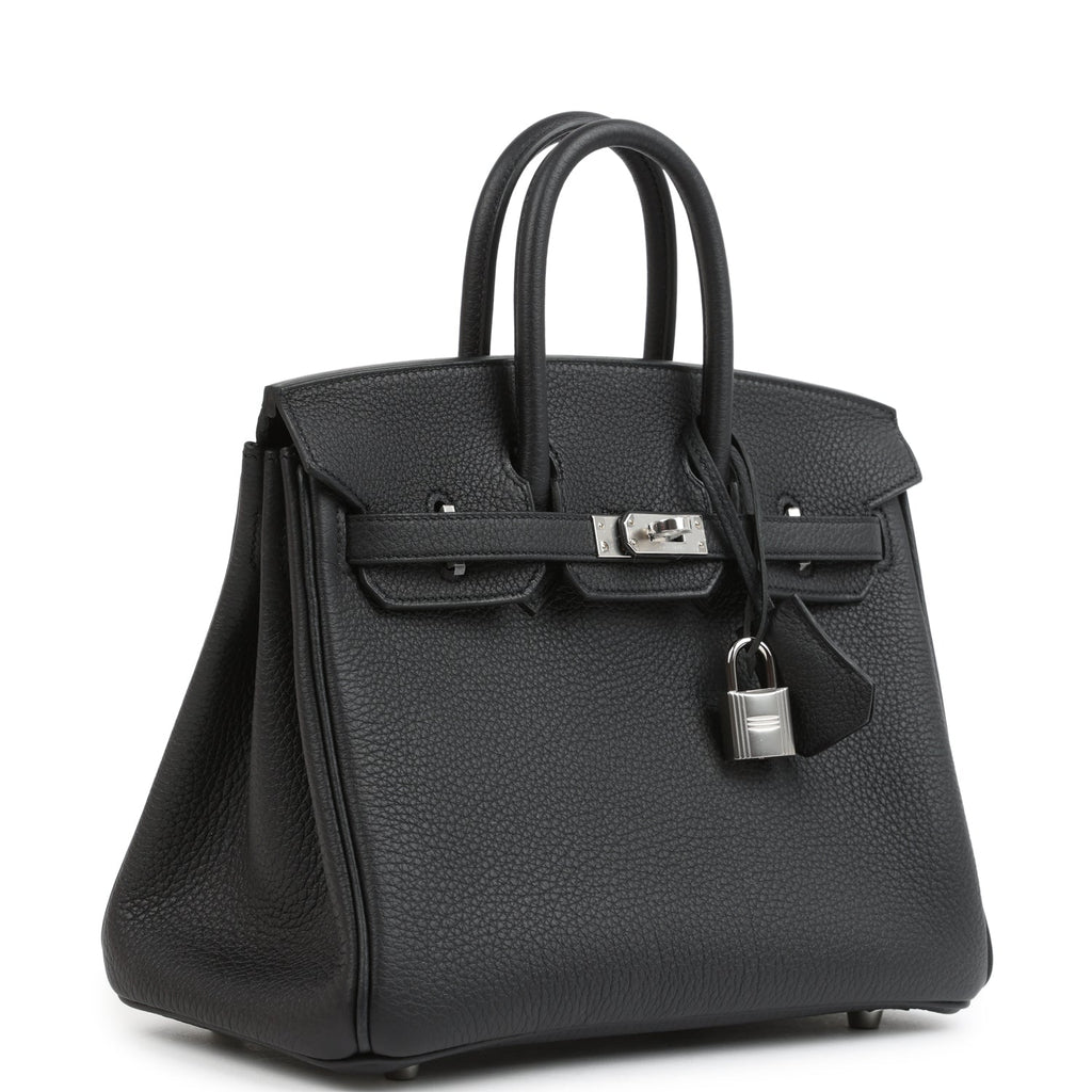 Hermes Birkin 25 Black Togo Palladium Hardware