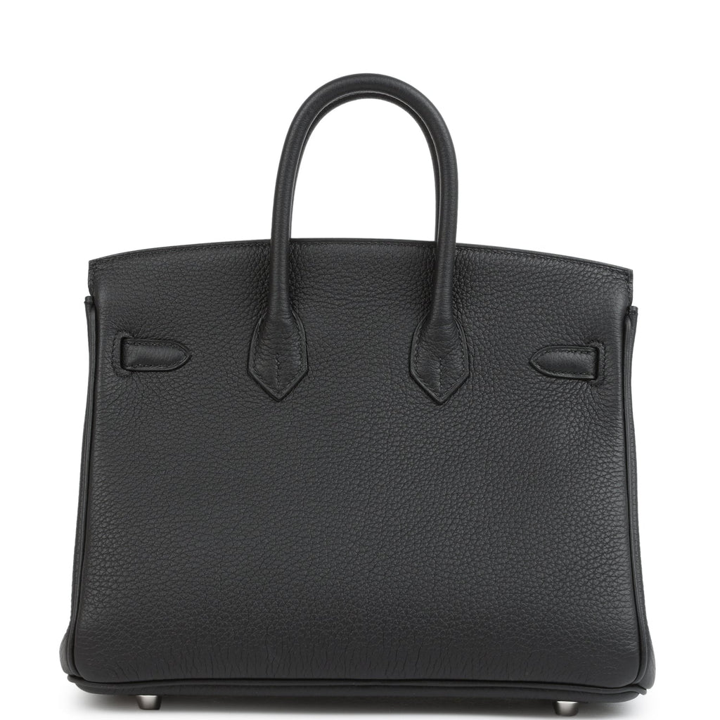 Hermes Birkin 25 Black Togo Palladium Hardware