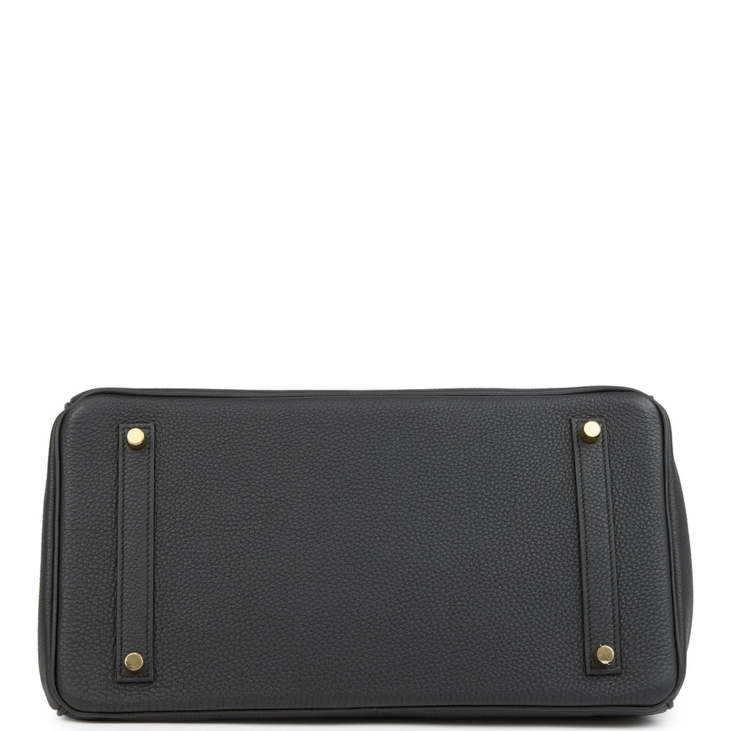 Hermes Birkin 35 Black Togo Gold Hardware