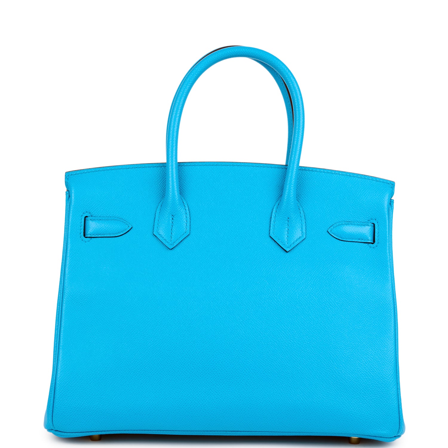 Hermes Birkin 30 Bleu Frida Epsom Gold Hardware