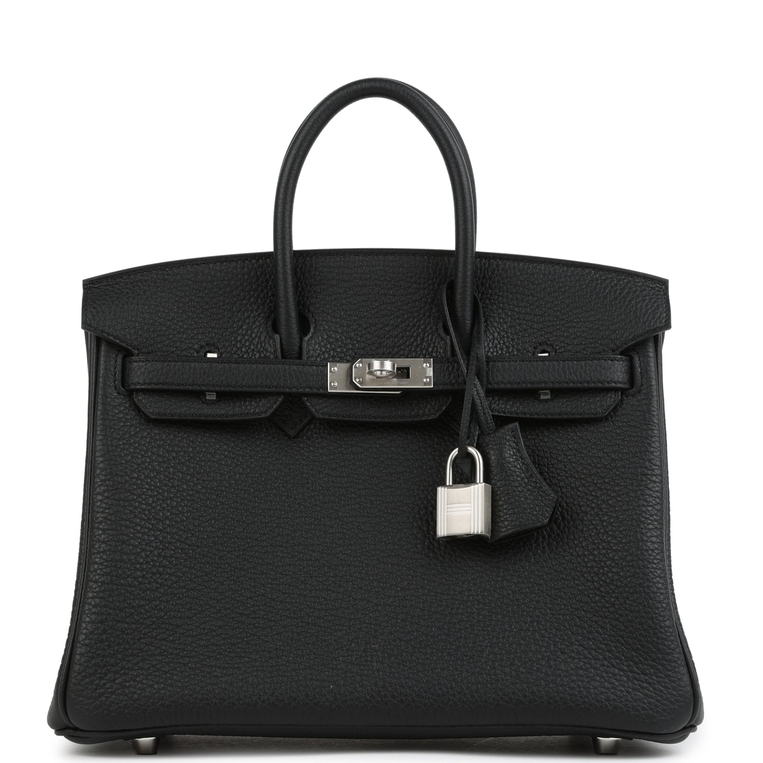 Hermes Birkin 25 Black Togo Brushed Palladium Hardware