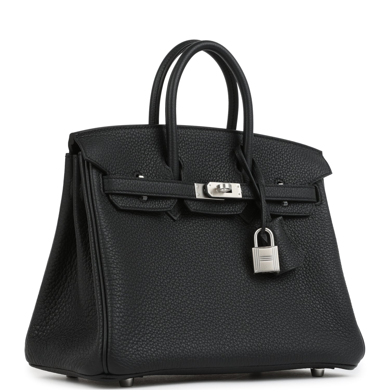 Hermes Birkin 25 Black Togo Brushed Palladium Hardware