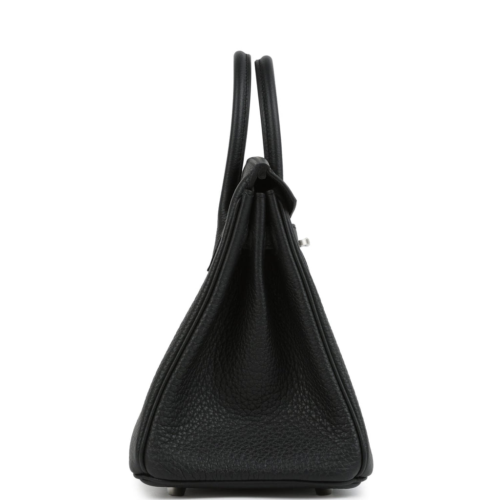 Hermes Birkin 25 Black Togo Brushed Palladium Hardware