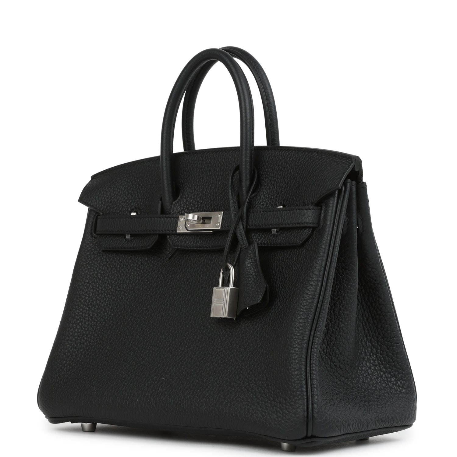 Hermes Birkin 25 Black Togo Brushed Palladium Hardware