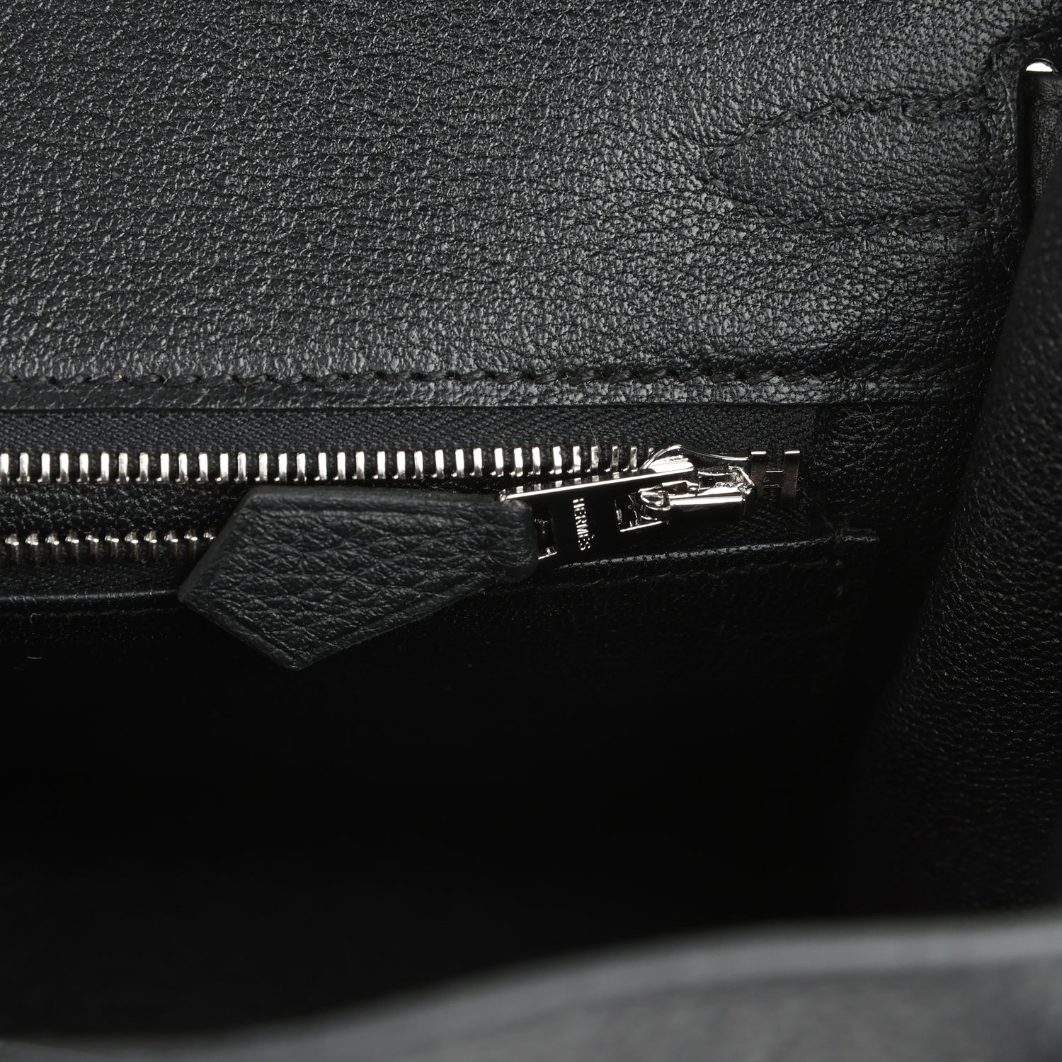 Hermes Birkin 25 Black Togo Brushed Palladium Hardware