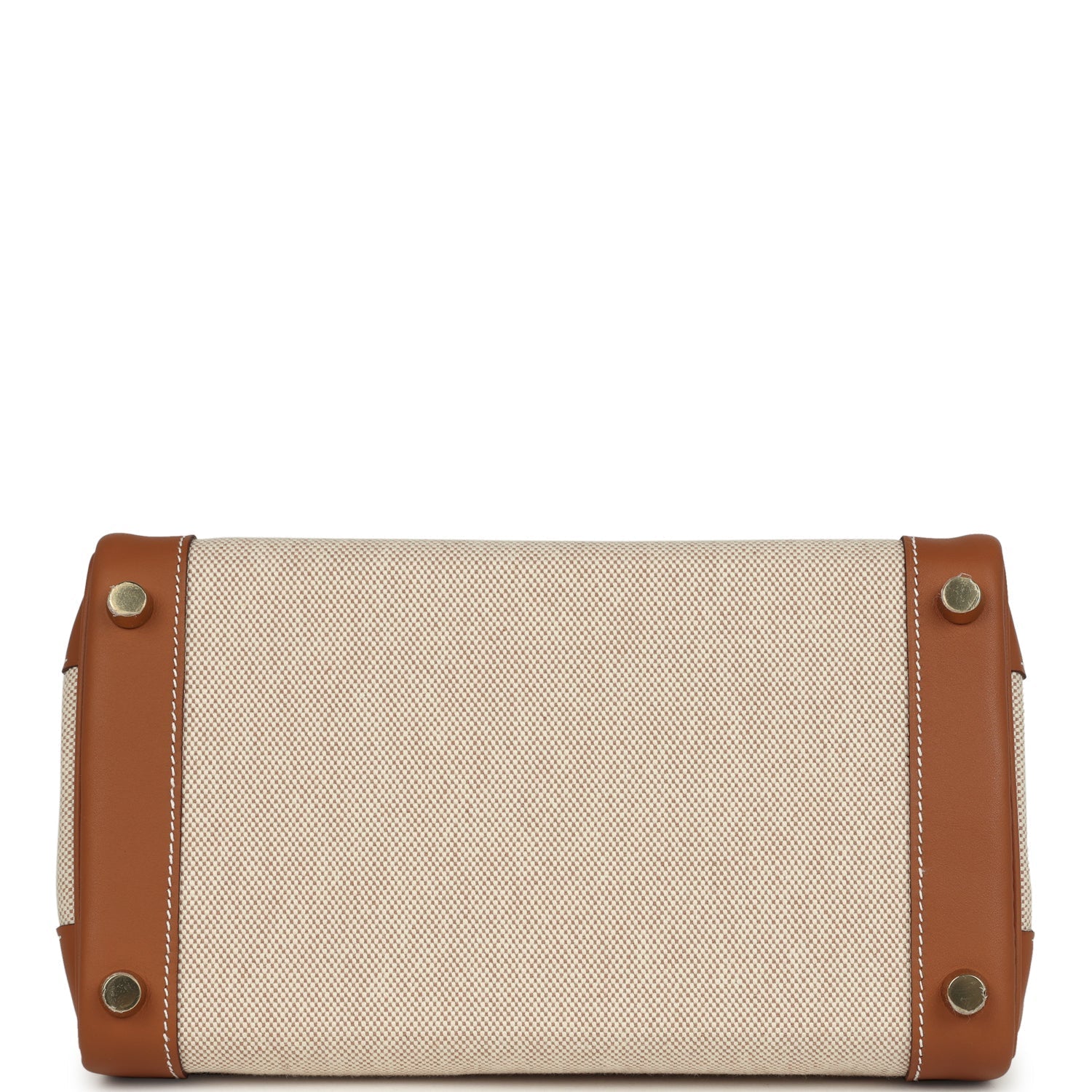 Hermes Birkin 25 Ecru and Gold Toile H Canvas and Gold Swift Gold Hardware