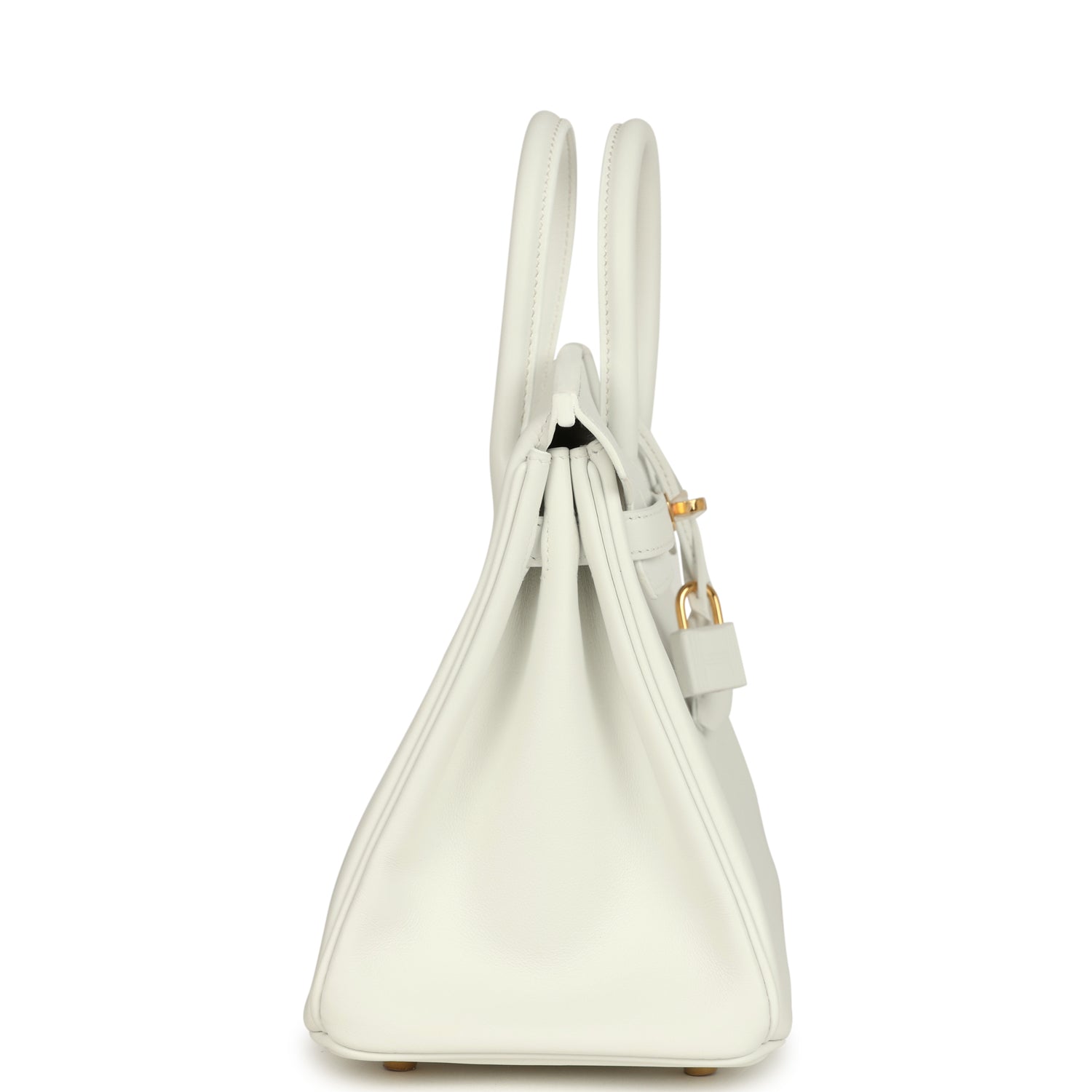 Hermes Birkin 25 New White Swift Gold Hardware