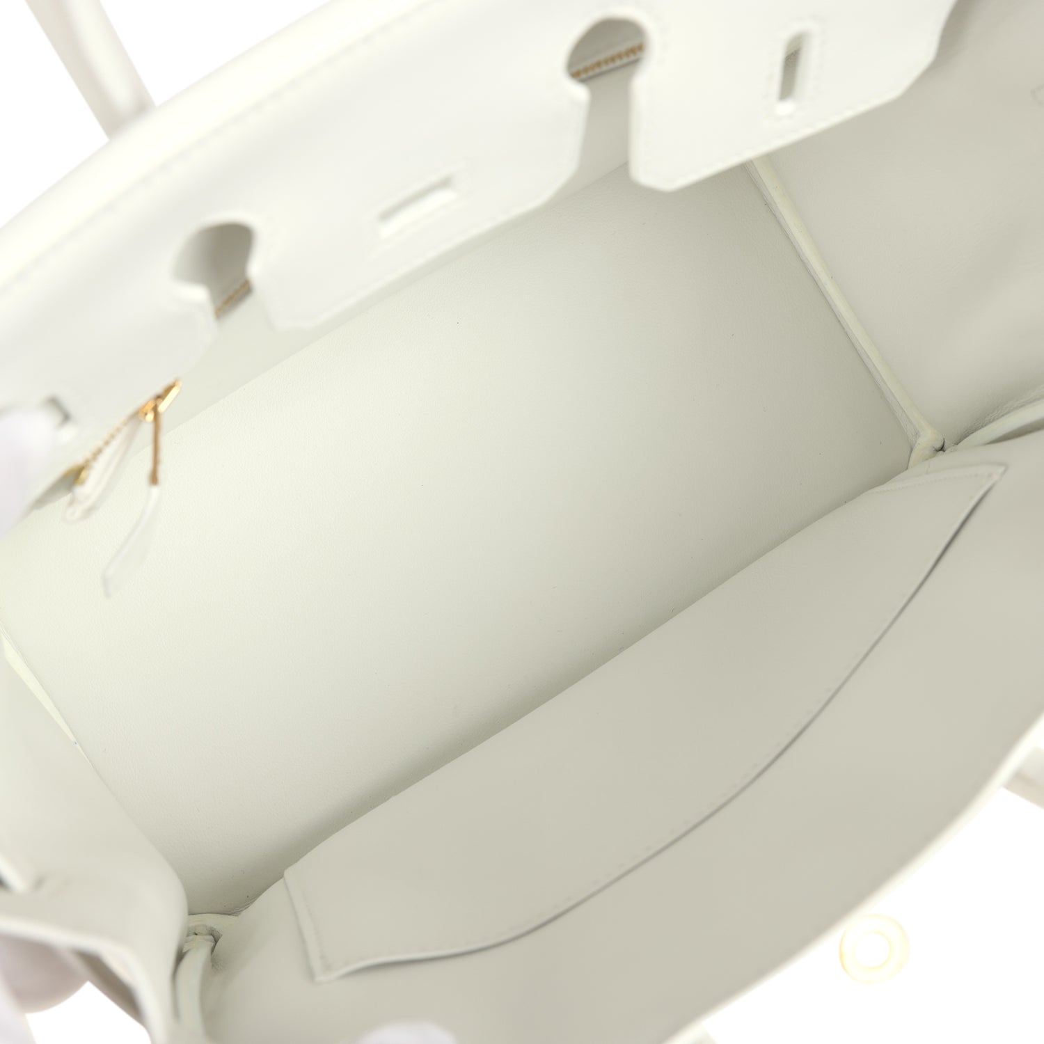 Hermes Birkin 25 New White Swift Gold Hardware