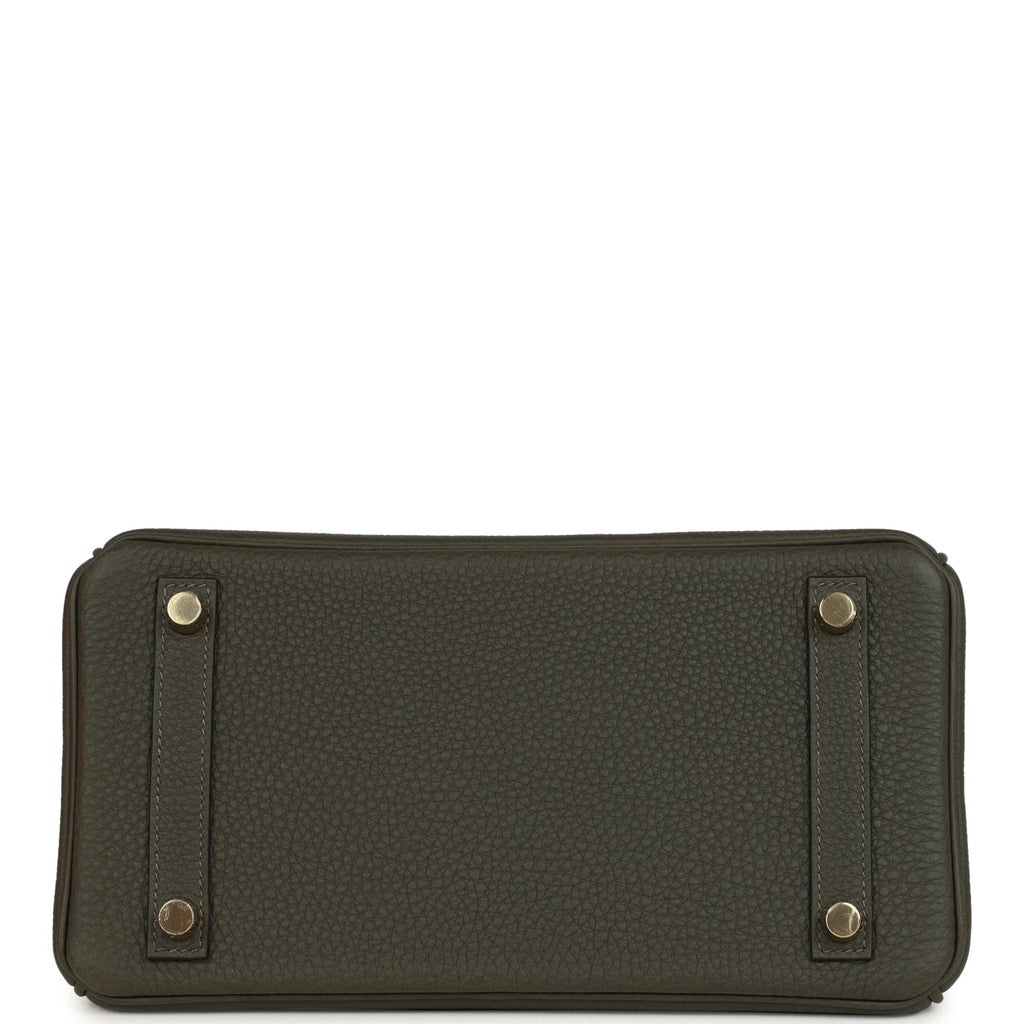 Hermes Birkin 25 Vert de Gris Togo Gold Hardware
