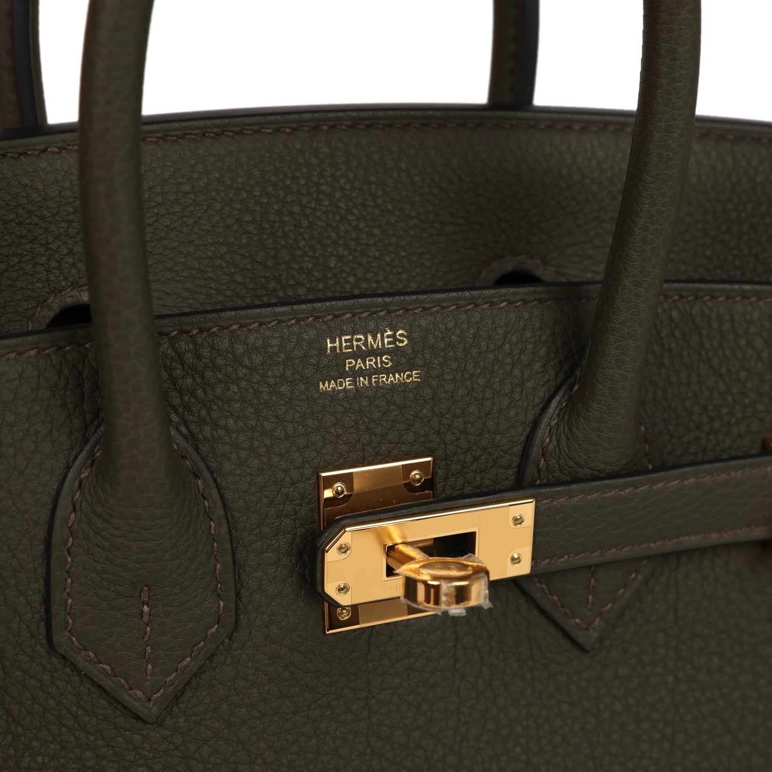 Hermes Birkin 25 Vert de Gris Togo Gold Hardware
