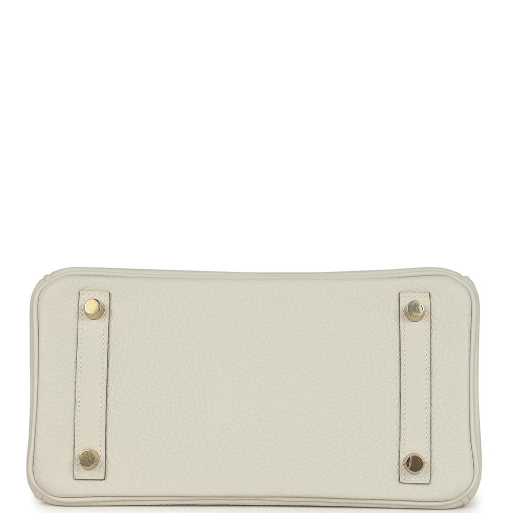 Hermes Birkin 25 Gris Pale Togo Gold Hardware