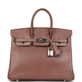 Hermes Birkin 25 Griolet Tadelakt Palladium Hardware