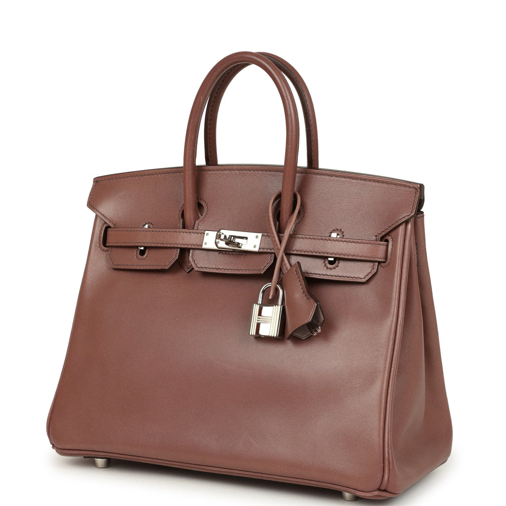 Hermes Birkin 25 Griolet Tadelakt Palladium Hardware