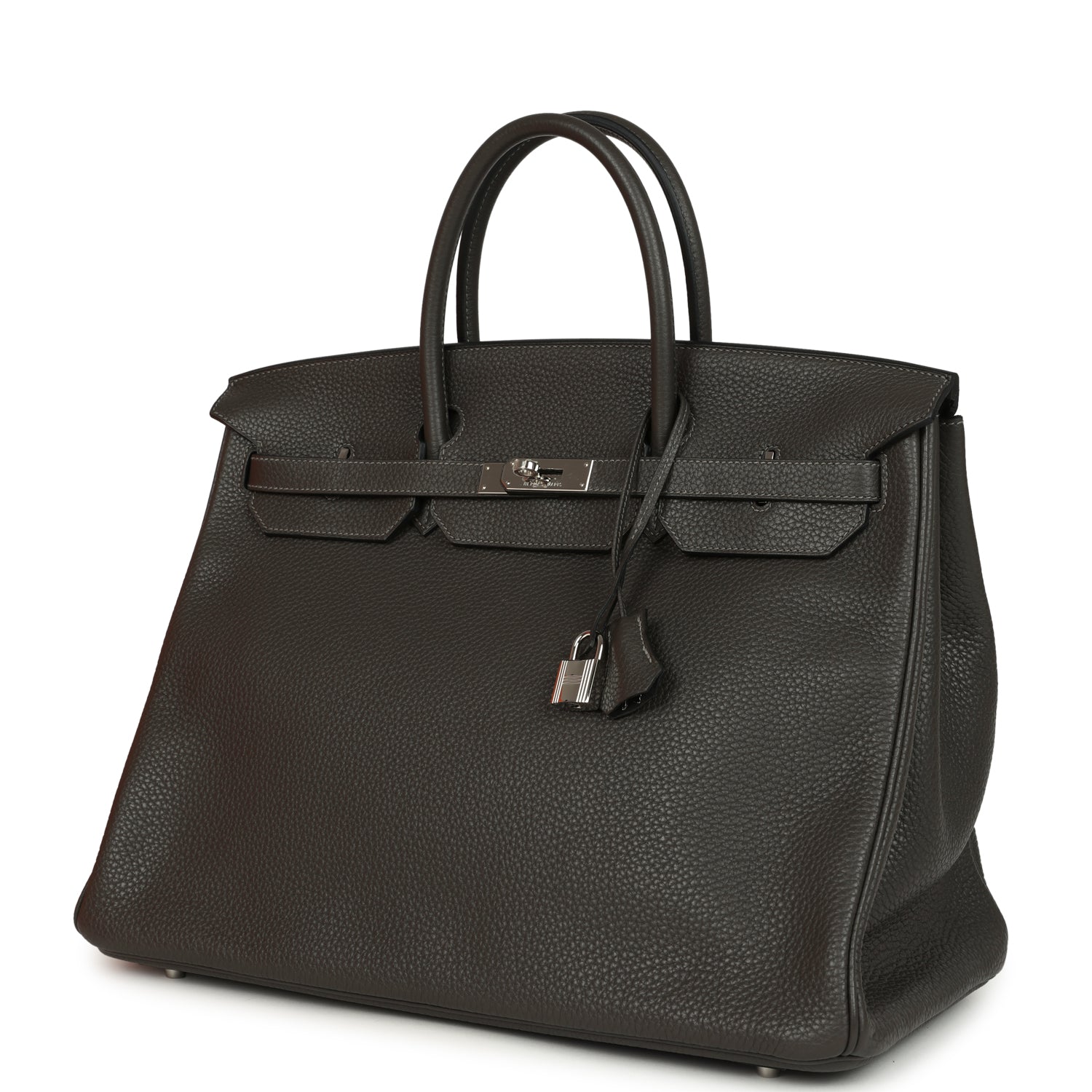 Hermes Birkin 40 Graphite Clemence Palladium Hardware