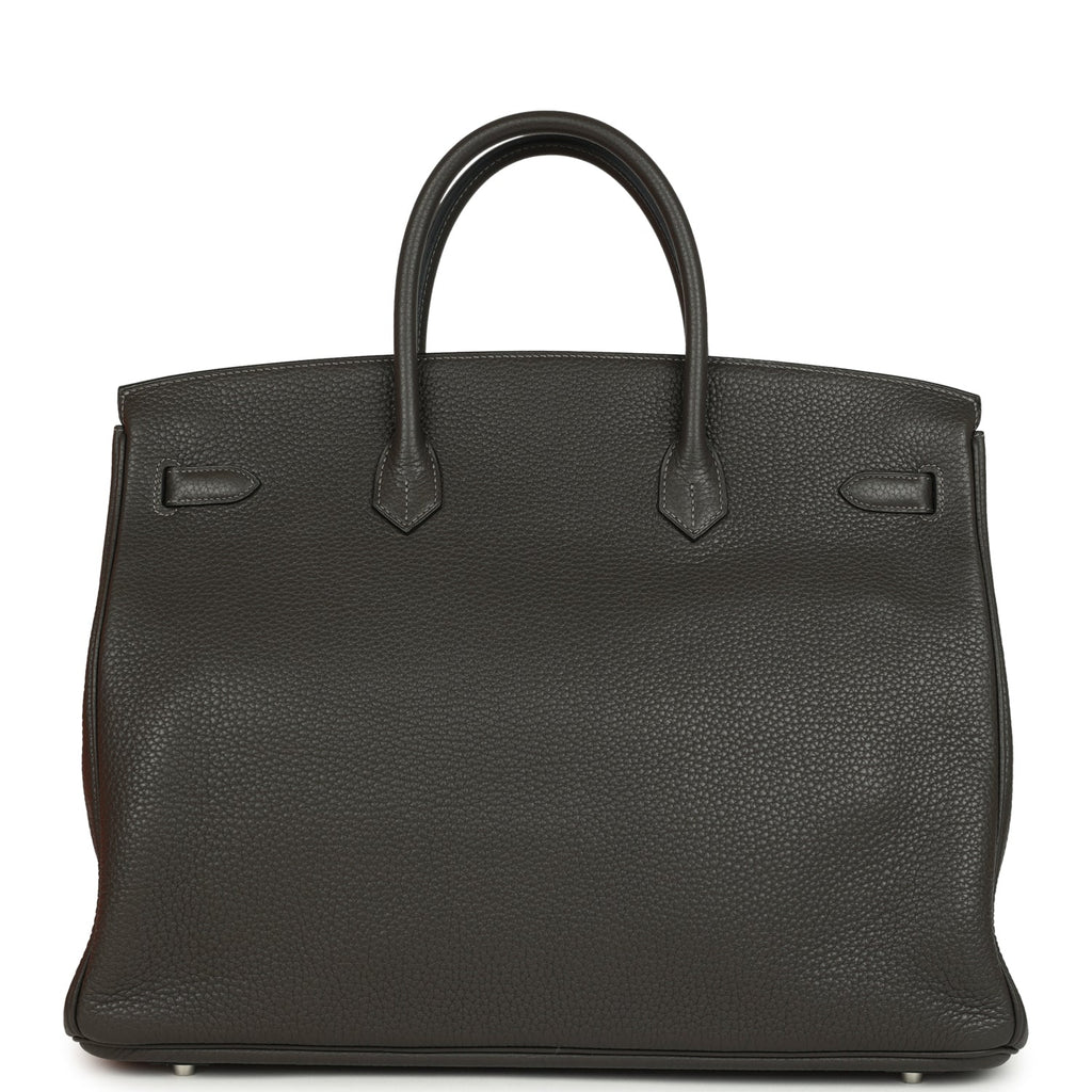 Hermes Birkin 40 Graphite Clemence Palladium Hardware
