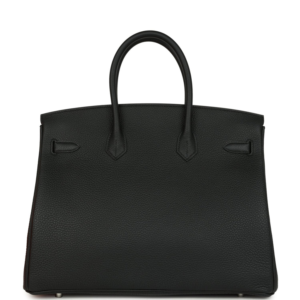 Hermes Birkin 35 Black Togo Brushed Palladium Hardware