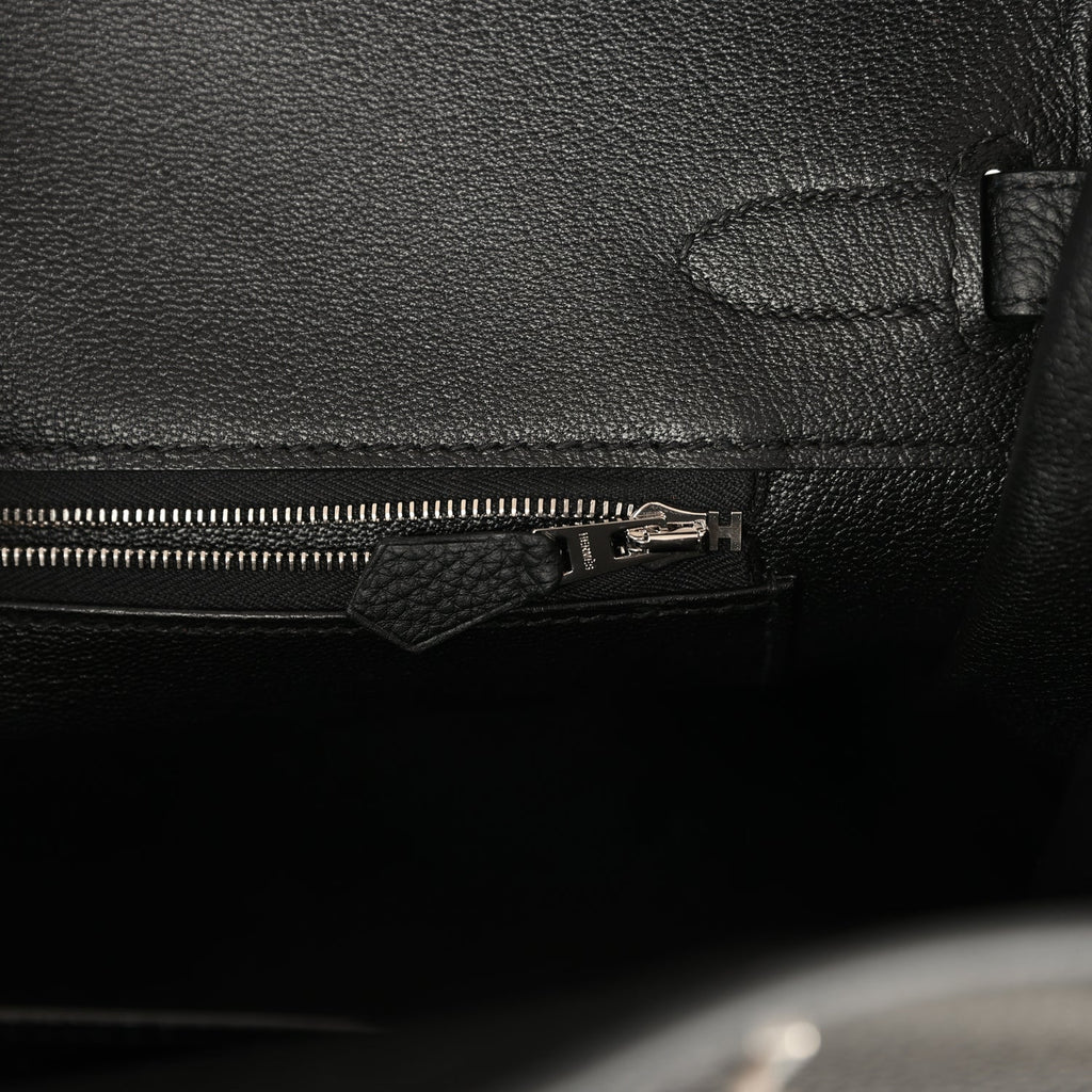 Hermes Birkin 35 Black Togo Brushed Palladium Hardware