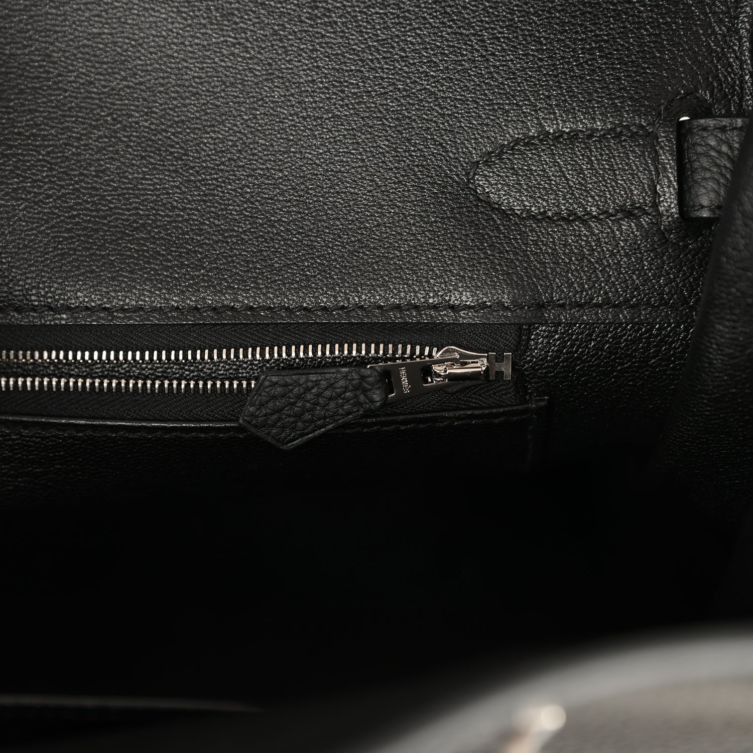 Hermes Birkin 35 Black Togo Brushed Palladium Hardware
