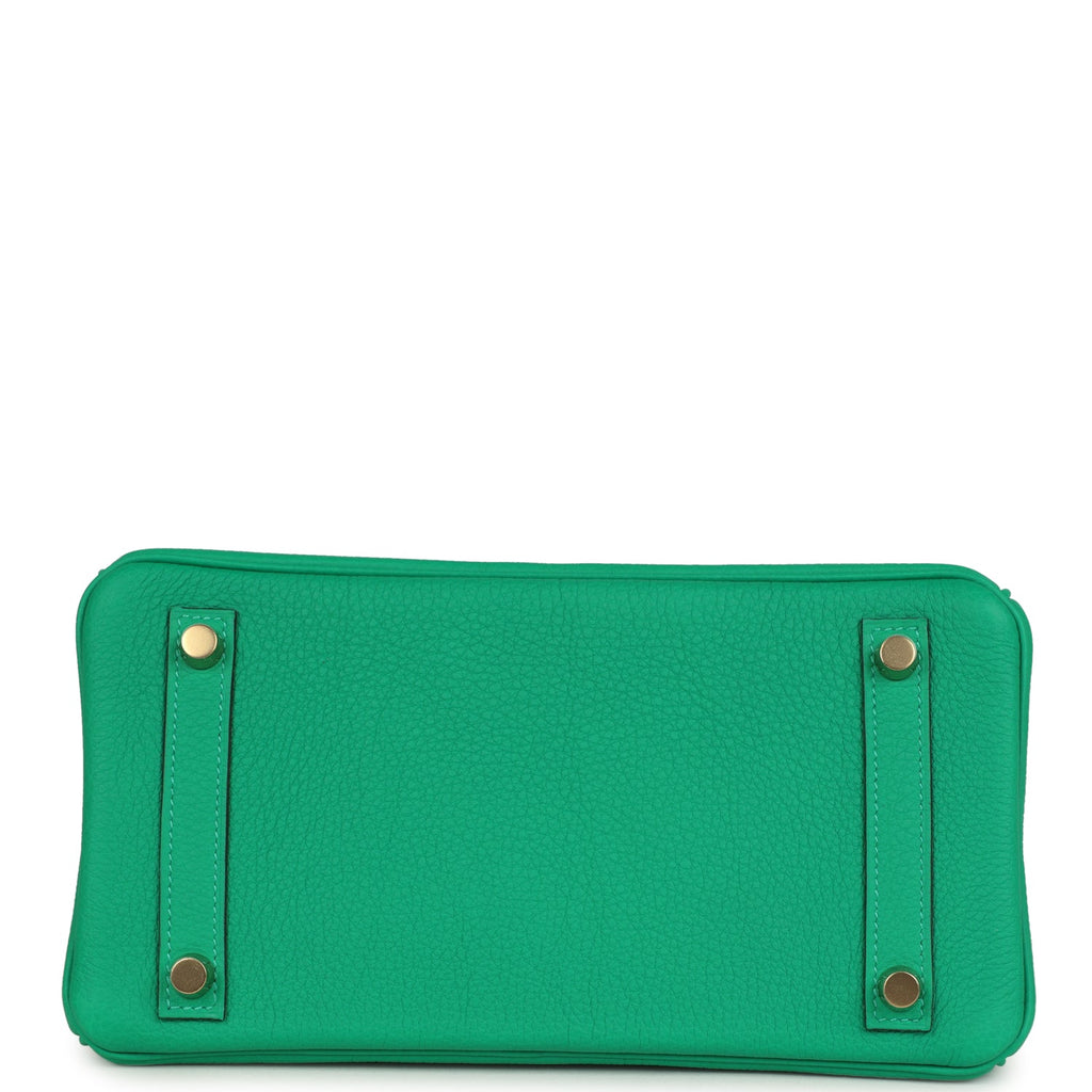 Hermes Birkin 25 Menthe Togo Gold Hardware