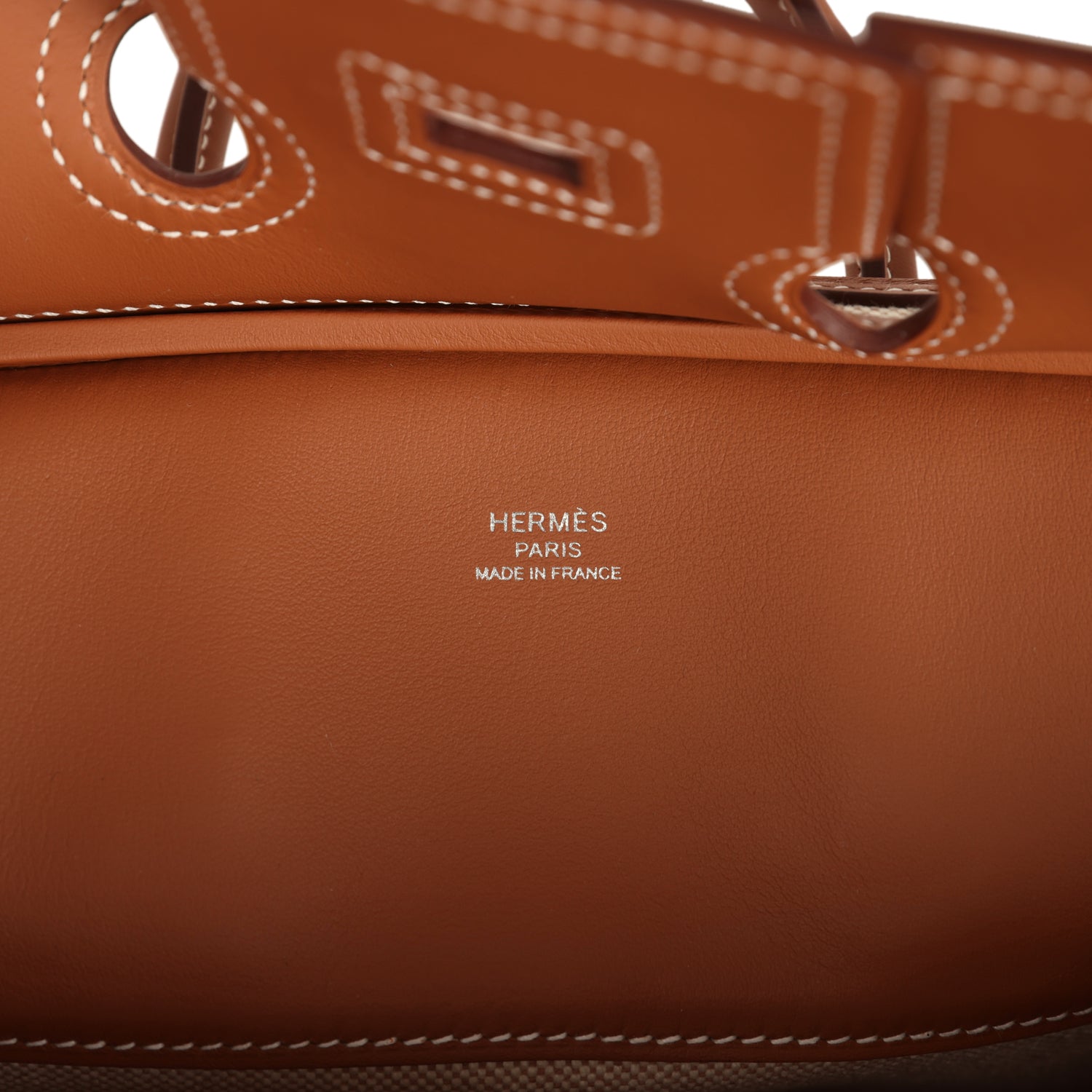 Hermes Birkin 25 Cargo Ecru-Beige Toile H and Gold Swift Palladium Hardware