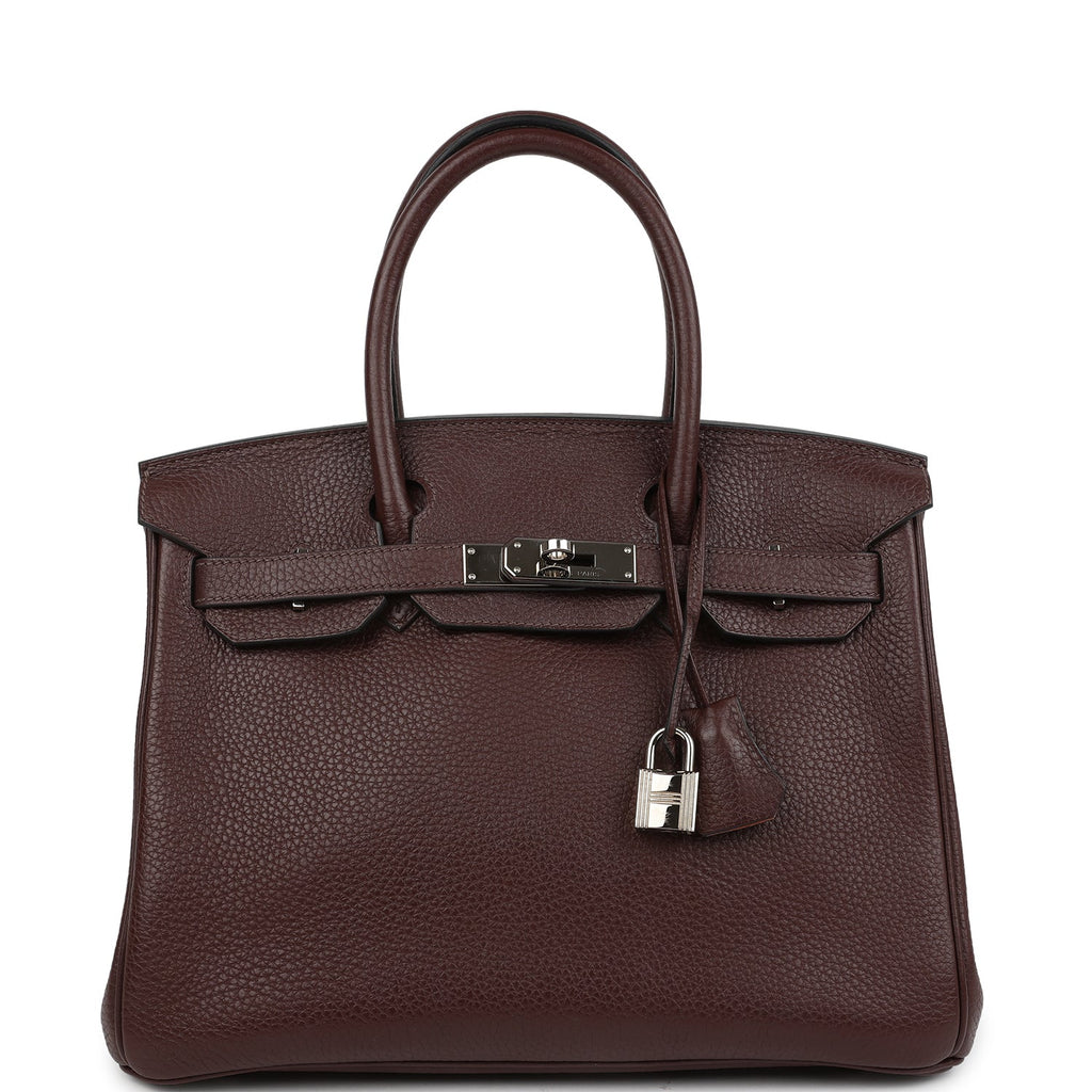 Hermes Birkin 30 Birkin 30 Havane Clemence Verso Palladium Hardware