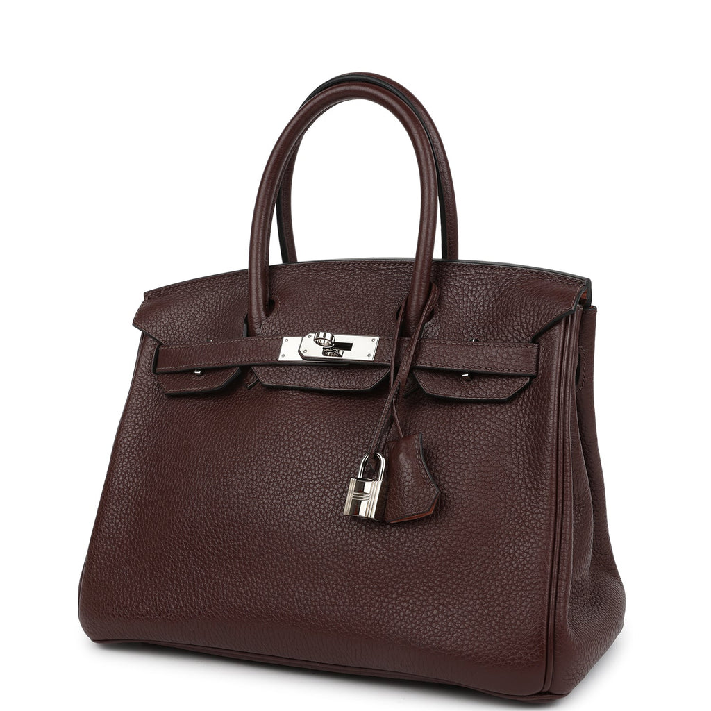 Hermes Birkin 30 Birkin 30 Havane Clemence Verso Palladium Hardware
