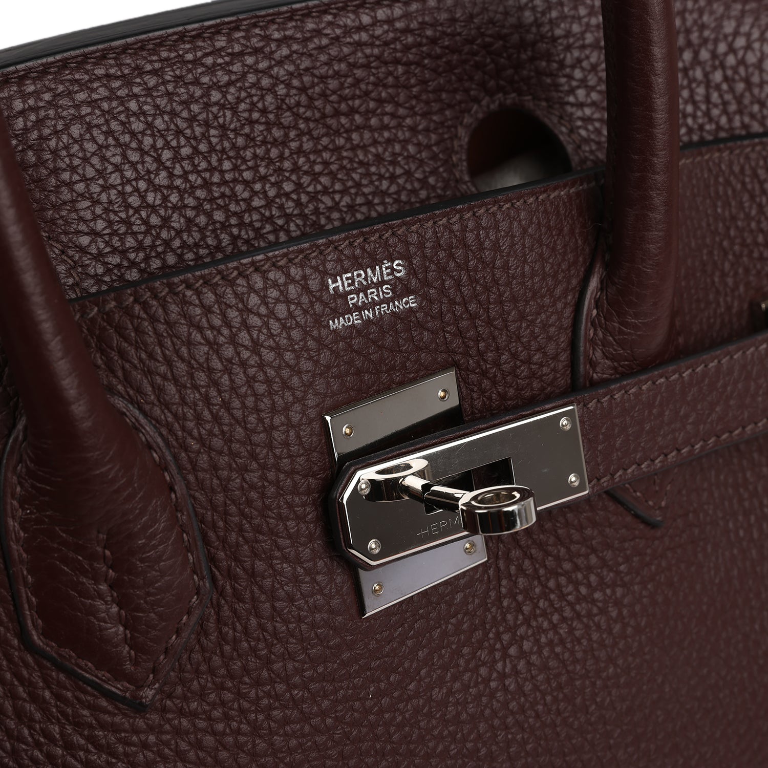 Hermes Birkin 30 Birkin 30 Havane Clemence Verso Palladium Hardware