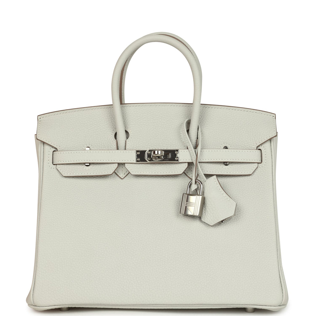 Hermes Birkin 25 Gris Pale Togo Palladium Hardware