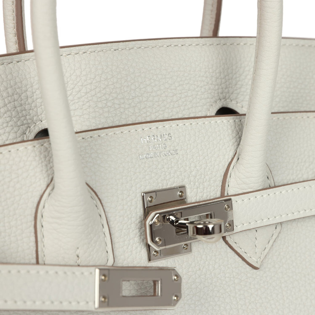 Hermes Birkin 25 Gris Pale Togo Palladium Hardware