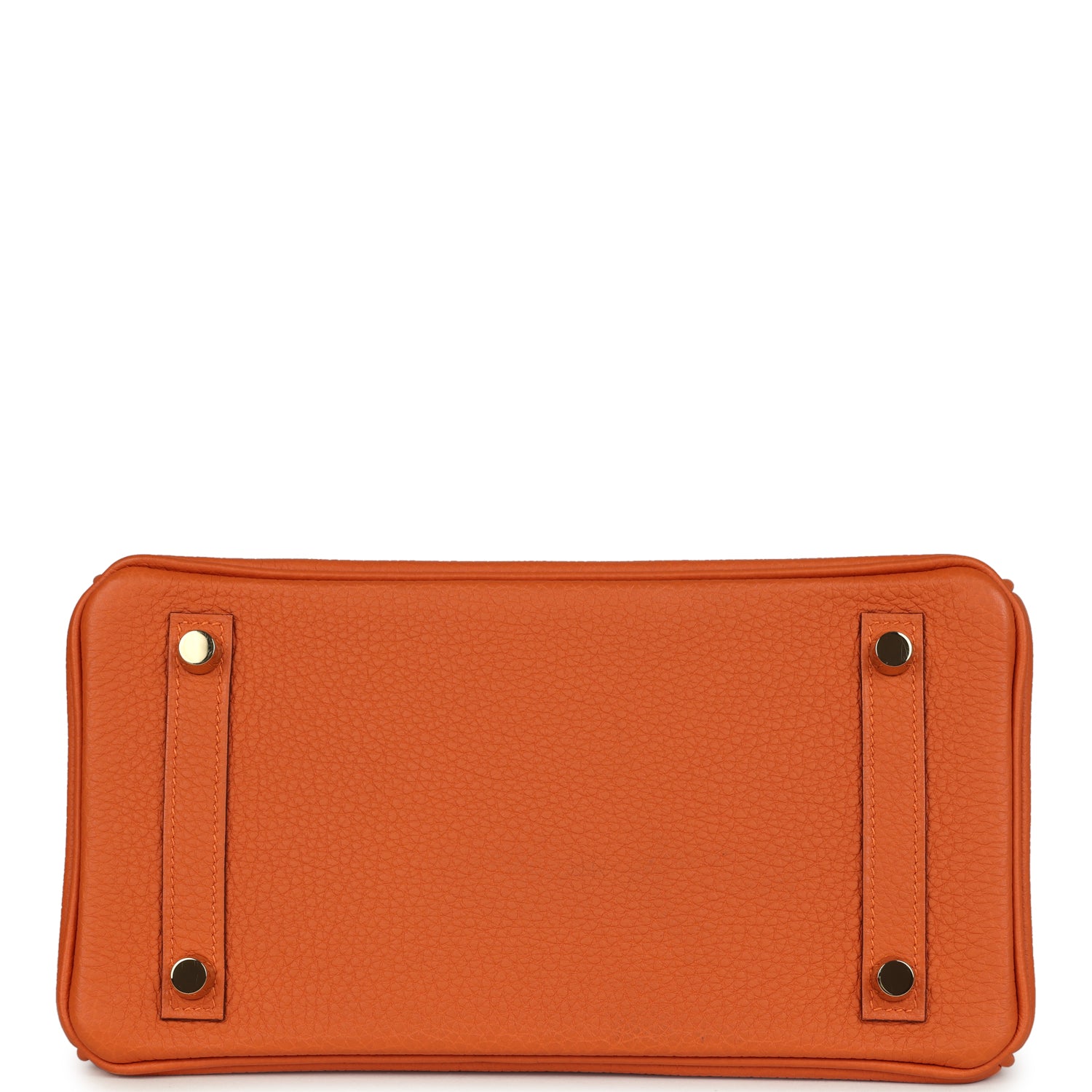 New Hermes Birkin 25 Orange Togo Gold Hardware