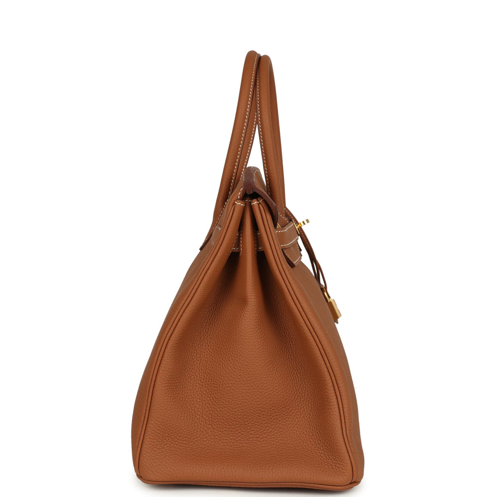 Hermes Birkin 35 Gold Togo Gold Hardware