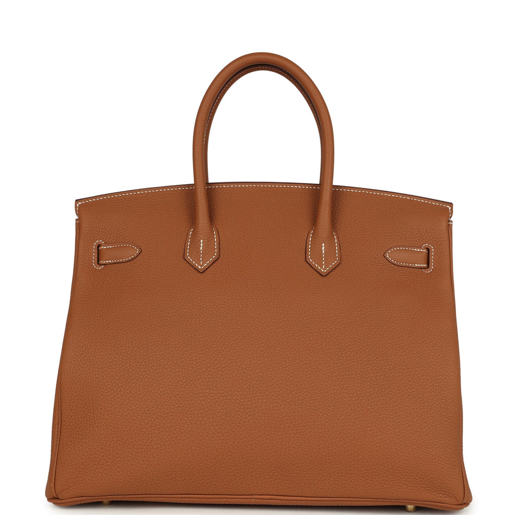 Hermes Birkin 35 Gold Togo Gold Hardware